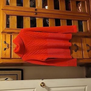 Gap Lambs Wool Blend Turtleneck Sweater Cable Knit sweater